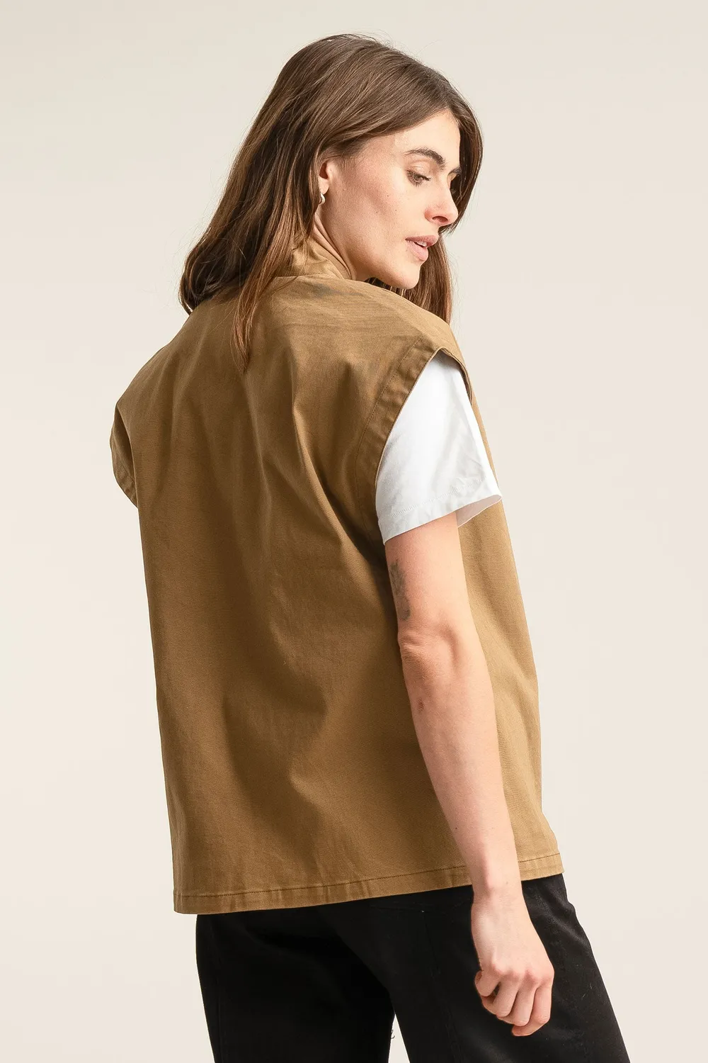 Komodo Georgie Weste Olive aus Bio-Baumwolle