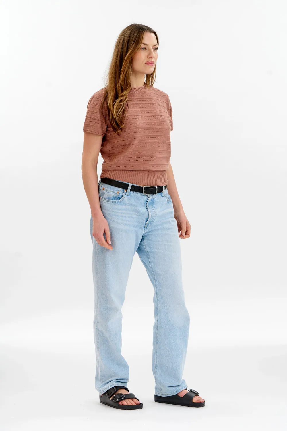 Komodo Posey T-Shirt Damen Kaffee Bio-Baumwolle