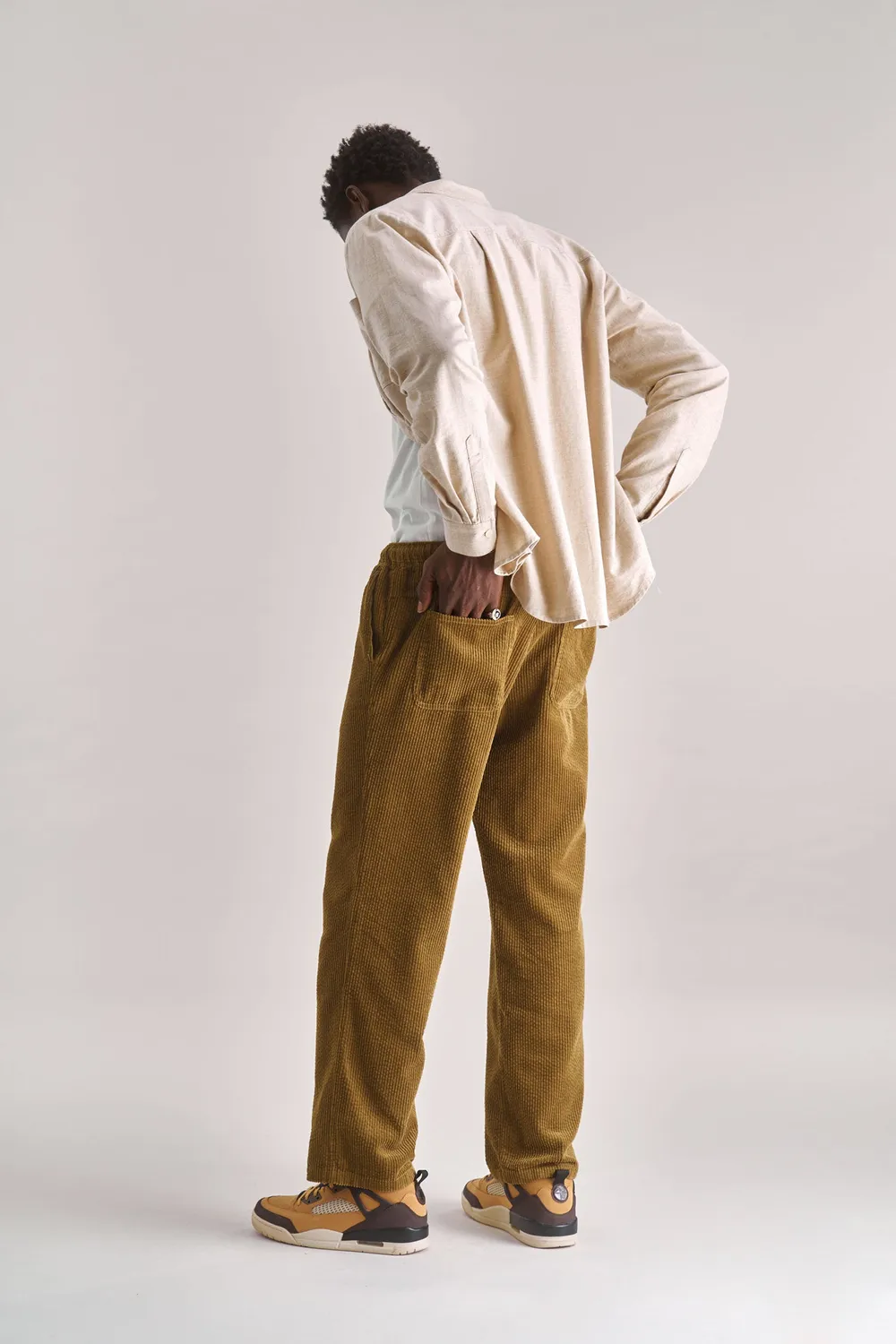 KOMODO SPECTRE Hemd Sand Bio-Baumwolle Flanell