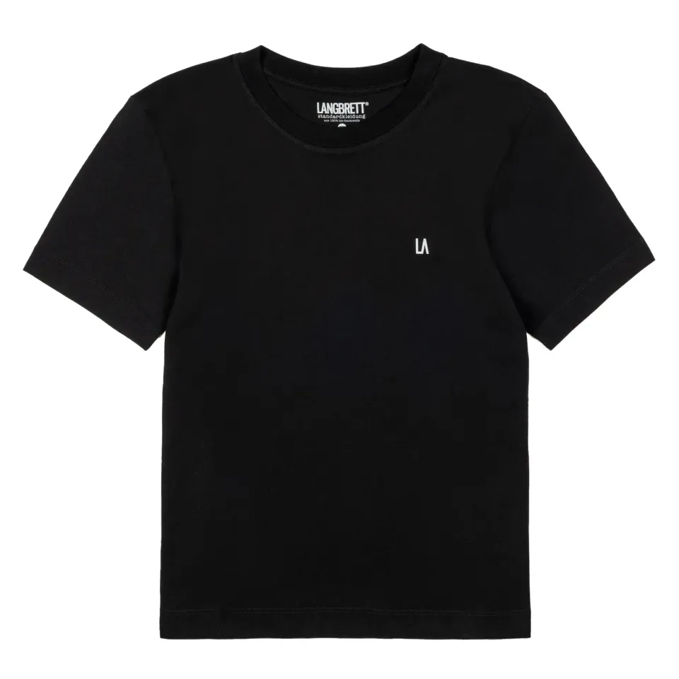 Langbrett HSD T-Shirt Bio-Baumwolle schwarz leicht