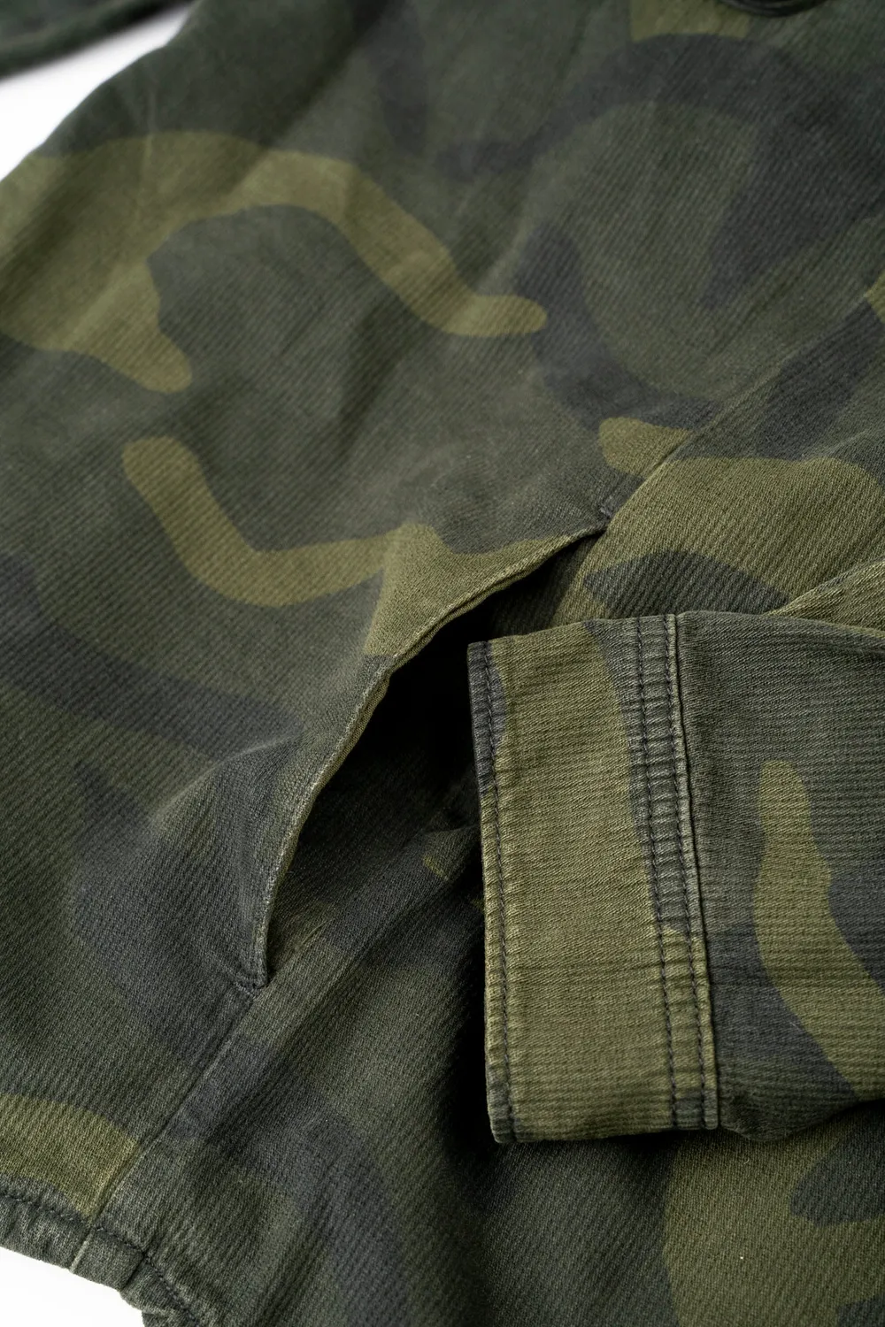 LAKOR Camo Overshirt Rosin Baumwolle-Leinen