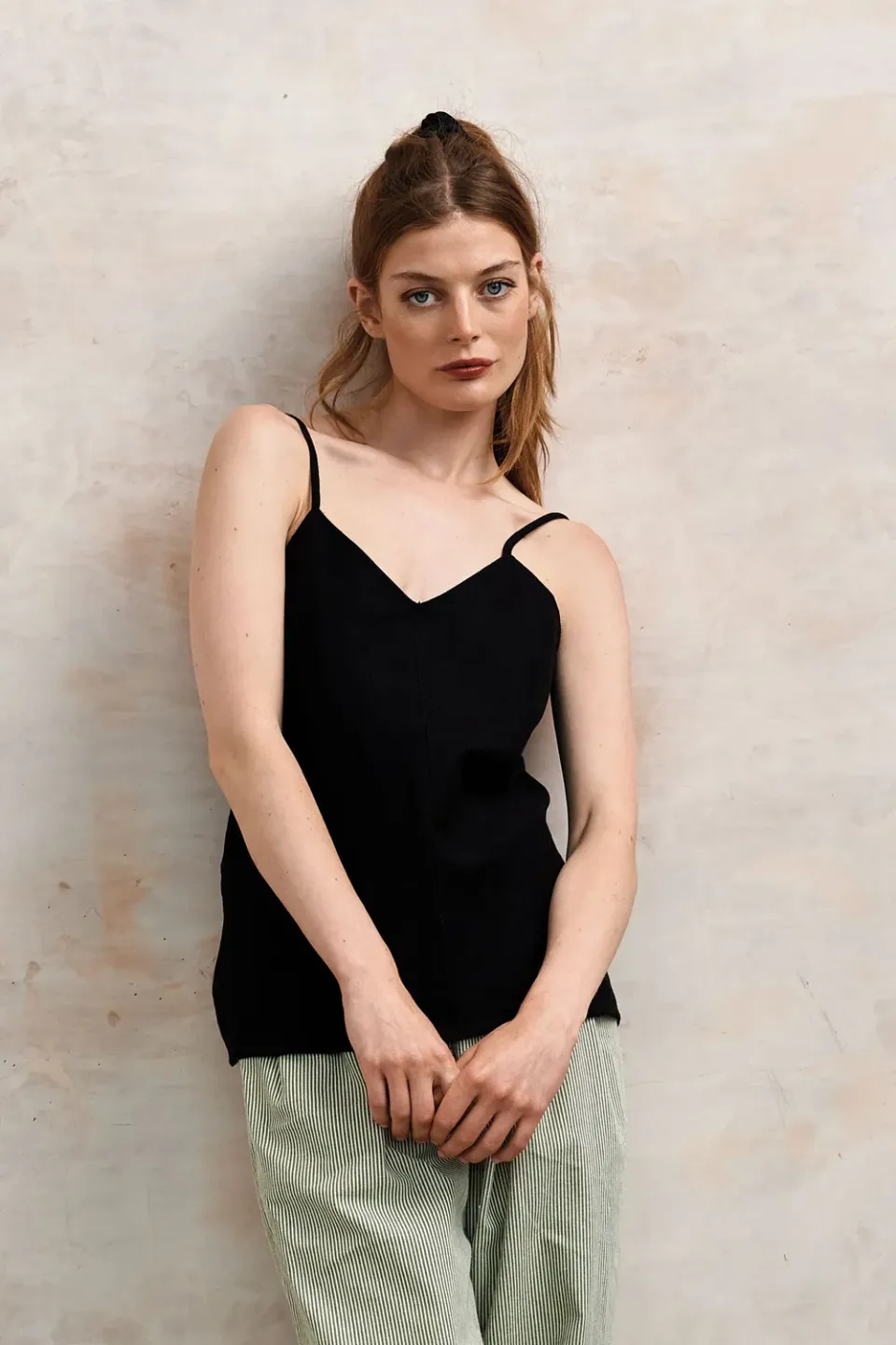 Komodo Fleur Top Schwarz Gr. 4 Leinen-Baumwolle