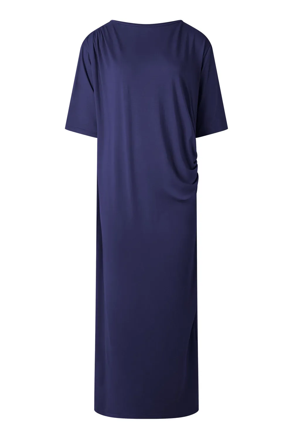KOMODO SAHARA Kleid Navy aus Modal knöchellang