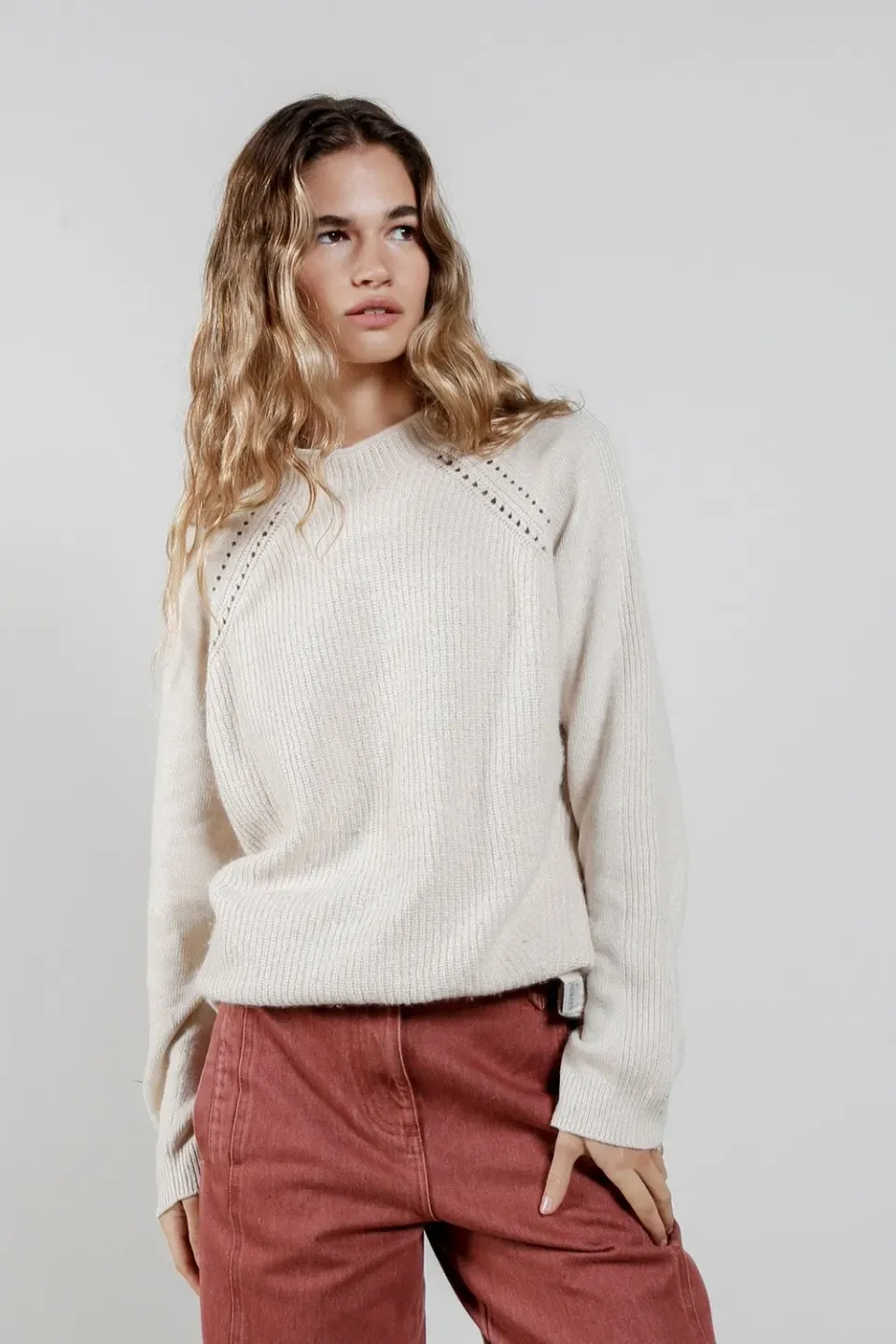 KOMODO ATLANTA Wollpullover sand Kaschmir