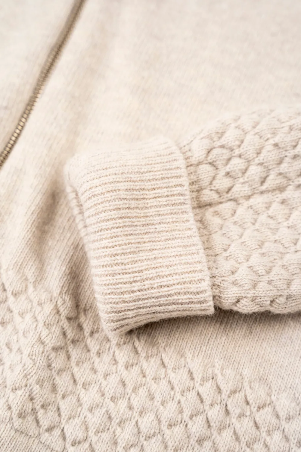 LAKOR Haddock Knit Strickpullover Off White Wolle