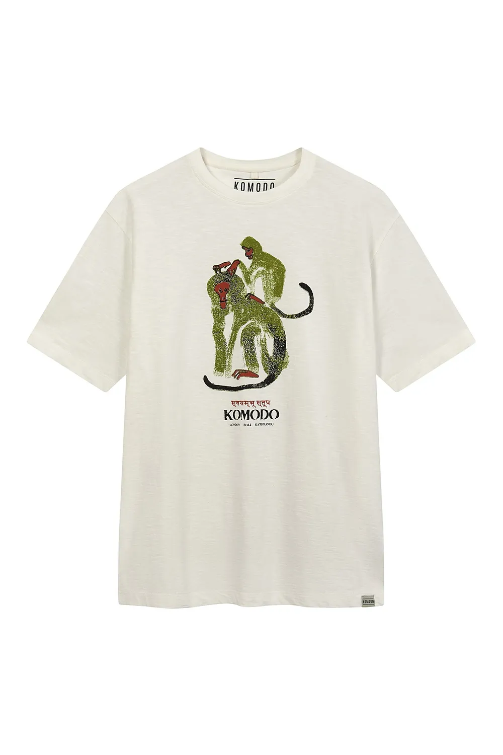 Komodo Monkeys T-Shirt Off White Bio-Baumwolle