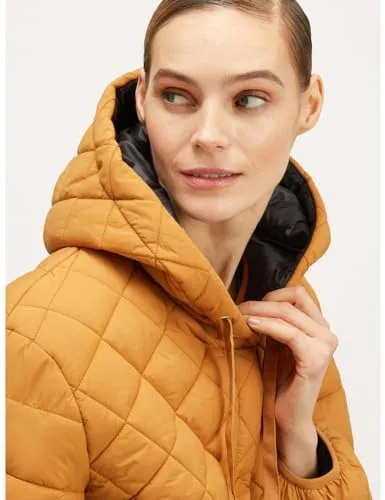 Motivi Kurze Daunenjacke Kapuze Steppjacke Polyamid