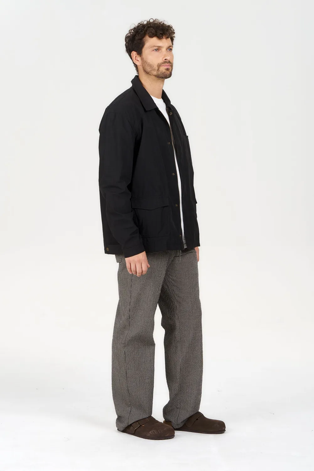 Komodo Rudy Jacke Schwarz aus Bio-Baumwolle Herren