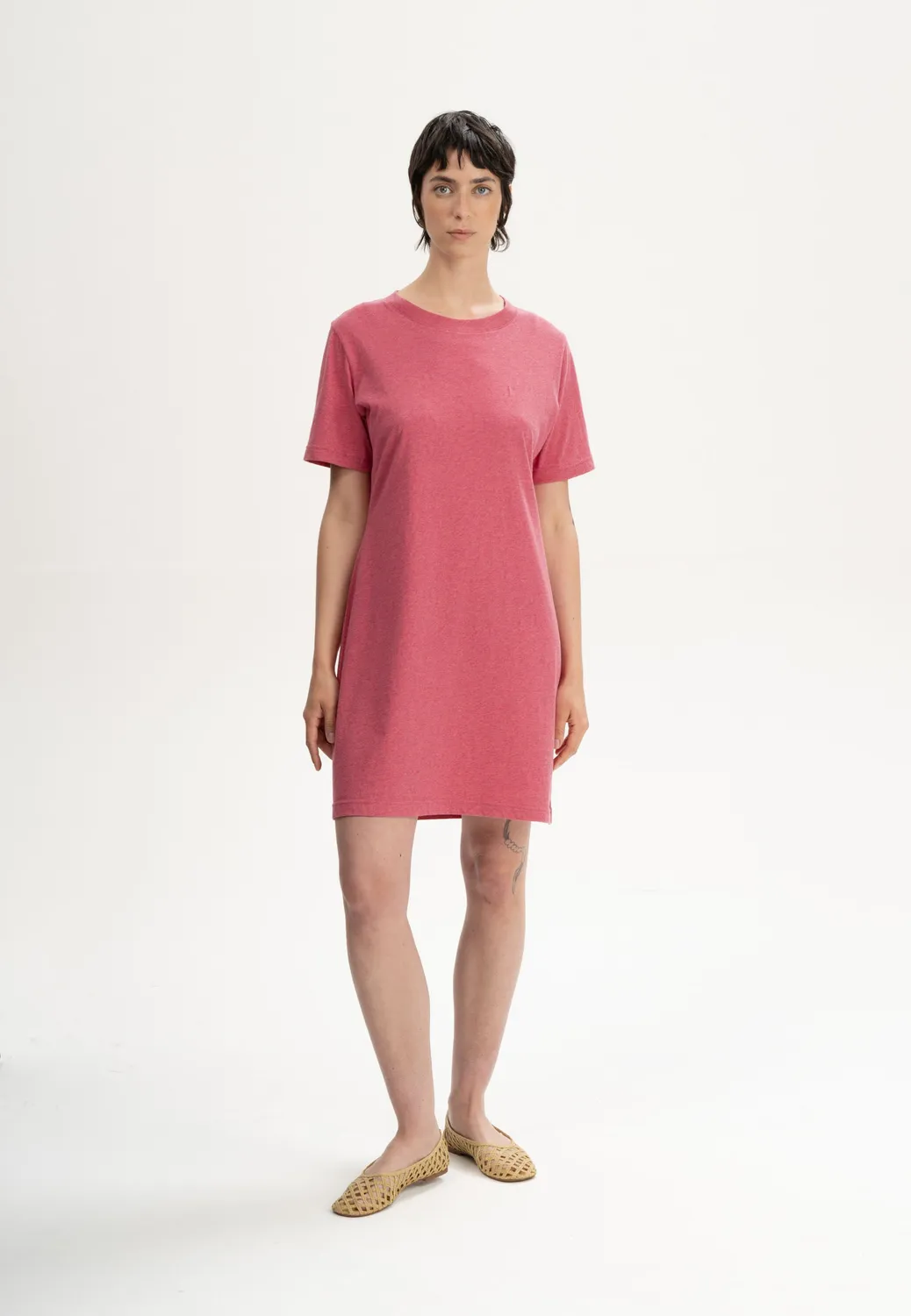 MELA Darsha T-Shirt-Kleid kurz aus Bio-Baumwolle