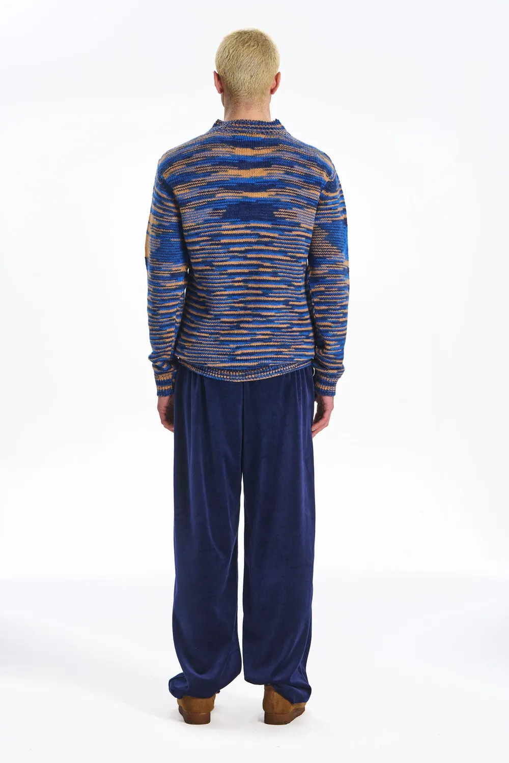 KOMODO TERUMA Pullover Cobalt Handstrick Herren