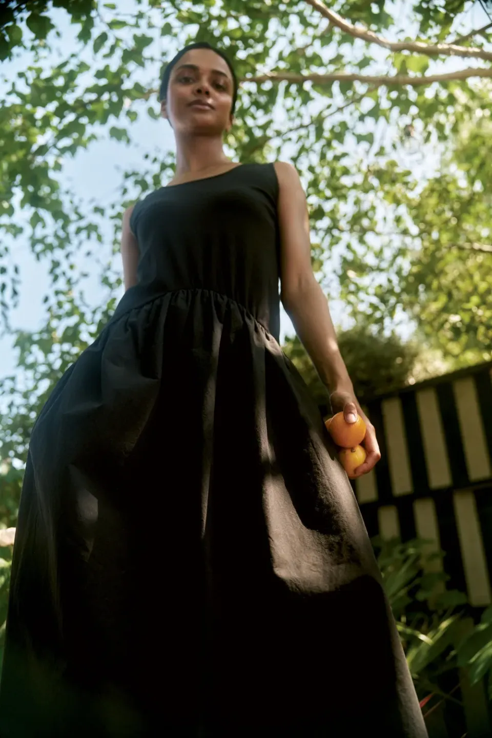 KOMODO NEEMA Kleid Schwarz Bio-Baumwolle 36