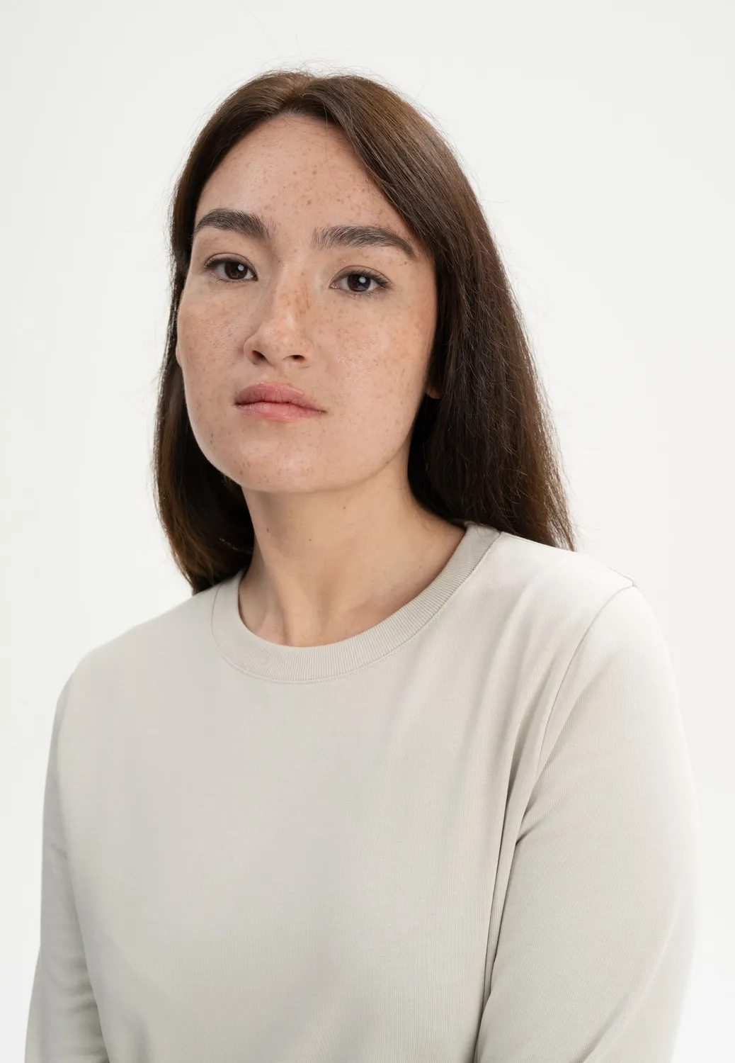 MELA AASTHA Langarmshirt tiefsee aus Bio-Baumwolle