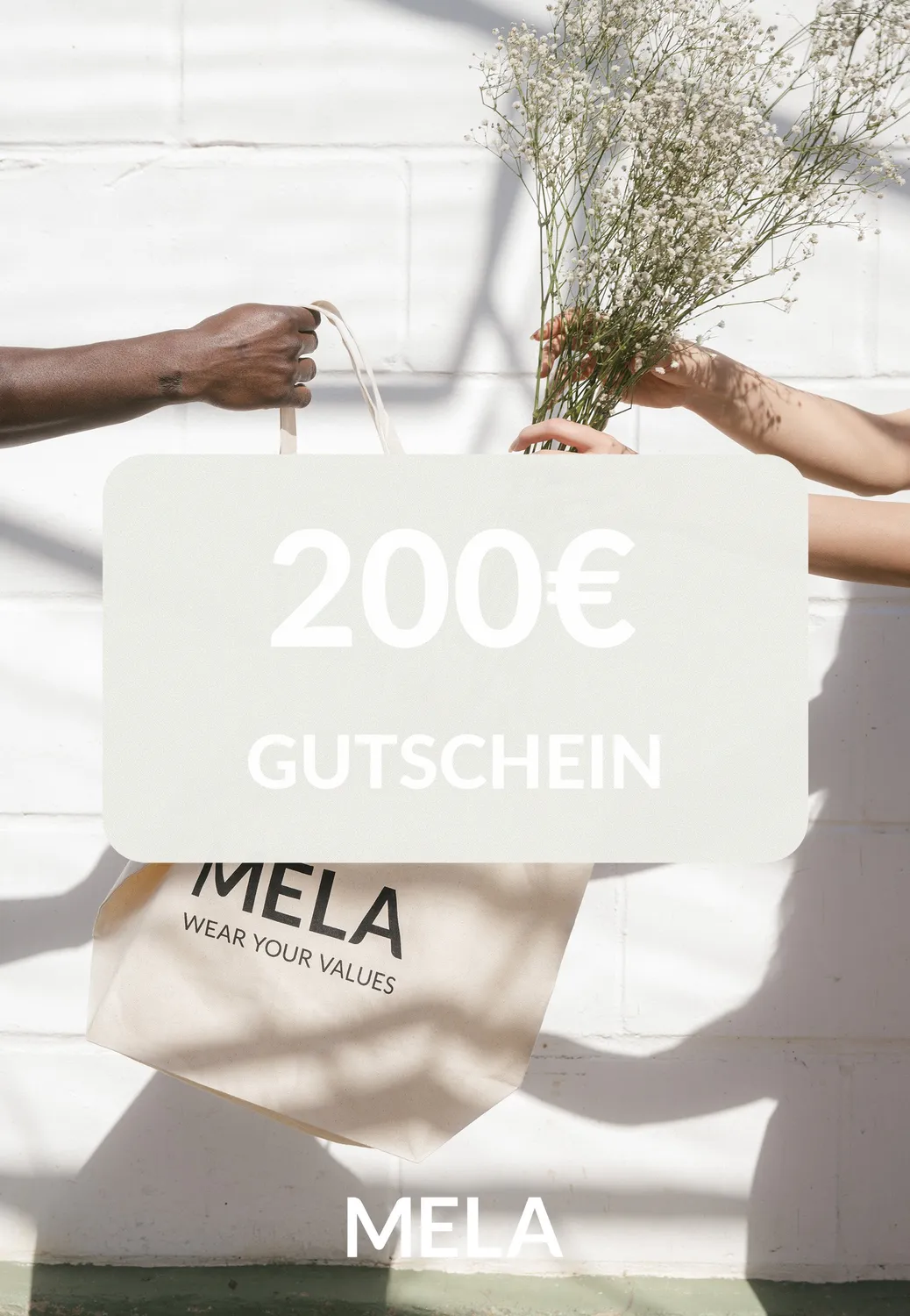 MELA Gutschein digital 50 € zum Ausdrucken für Kleidung
