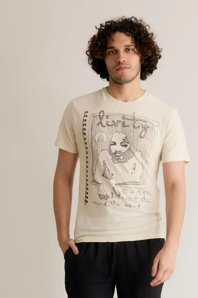 Komodo Spirit Hemp Tee T-Shirt Creme Hanf
