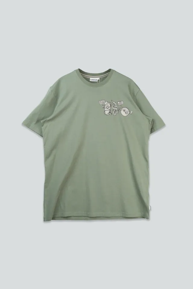 LAKOR Reel Fish Demo T-Shirt Sea Spray Bio