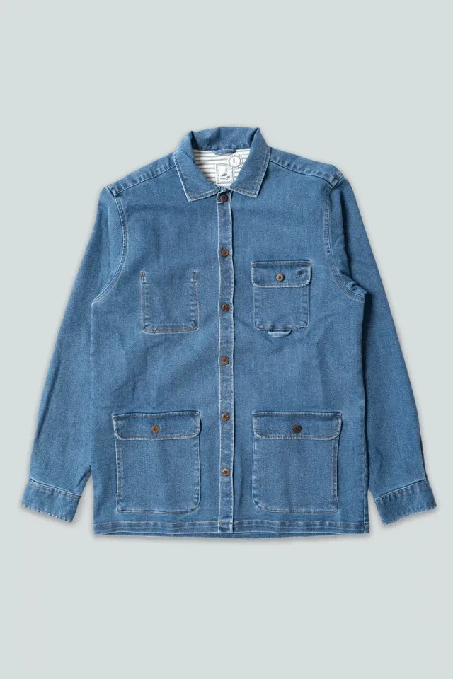 LAKOR Havana Sailor Jacket Mittelblau Denimjacke