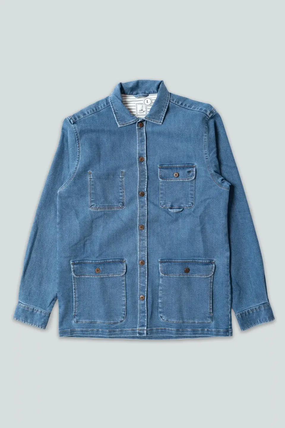 LAKOR Havana Sailor Jacket Mittelblau Denimjacke