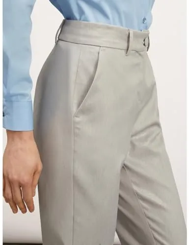 Motivi Regular-Hose Shiny-Optik Stoffhose Glanz