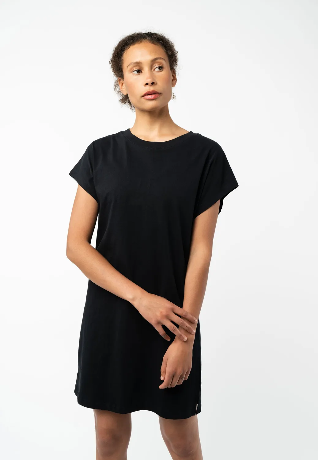 MELA SUNEA T-Shirt-Kleid thymian Bio-Baumwolle