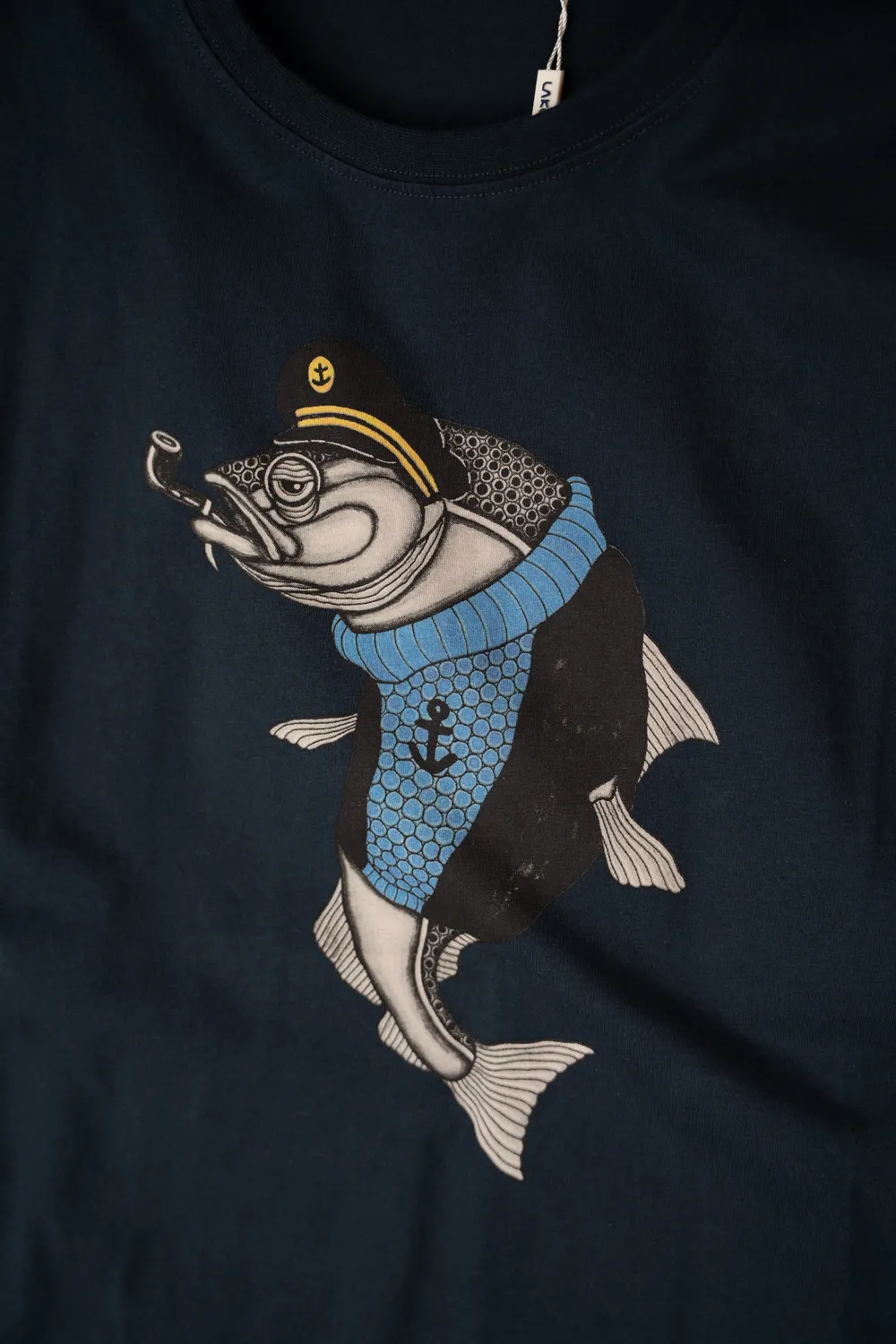 LAKOR Haddock T-Shirt Blueberry aus Bio-Baumwolle