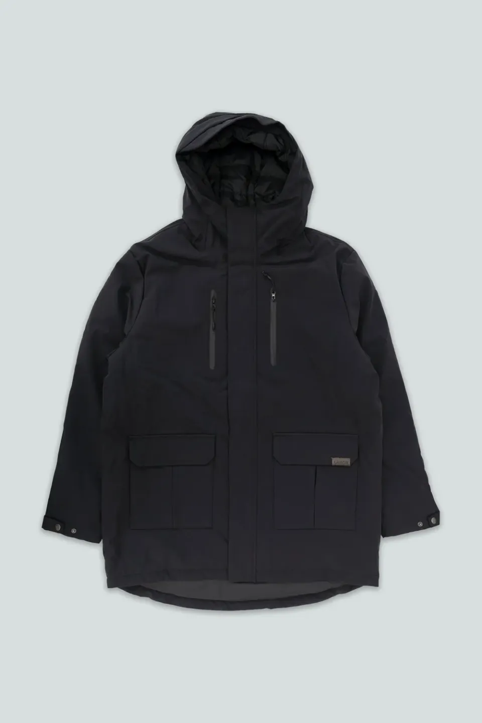 LAKOR Parka Jacke Schwarz Wasserdicht S-XXXL