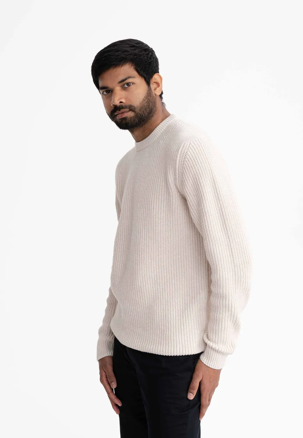 MELA RAVI Strickpullover aus Bio-Baumwolle