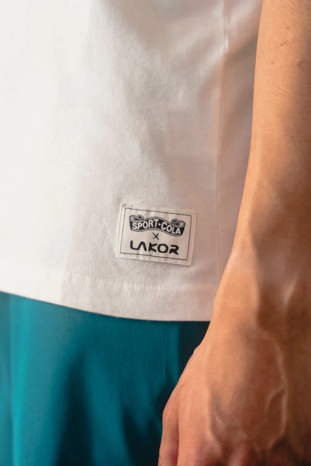 LAKOR Mini Tennis Player T-Shirt Star White Bio-Baumwolle