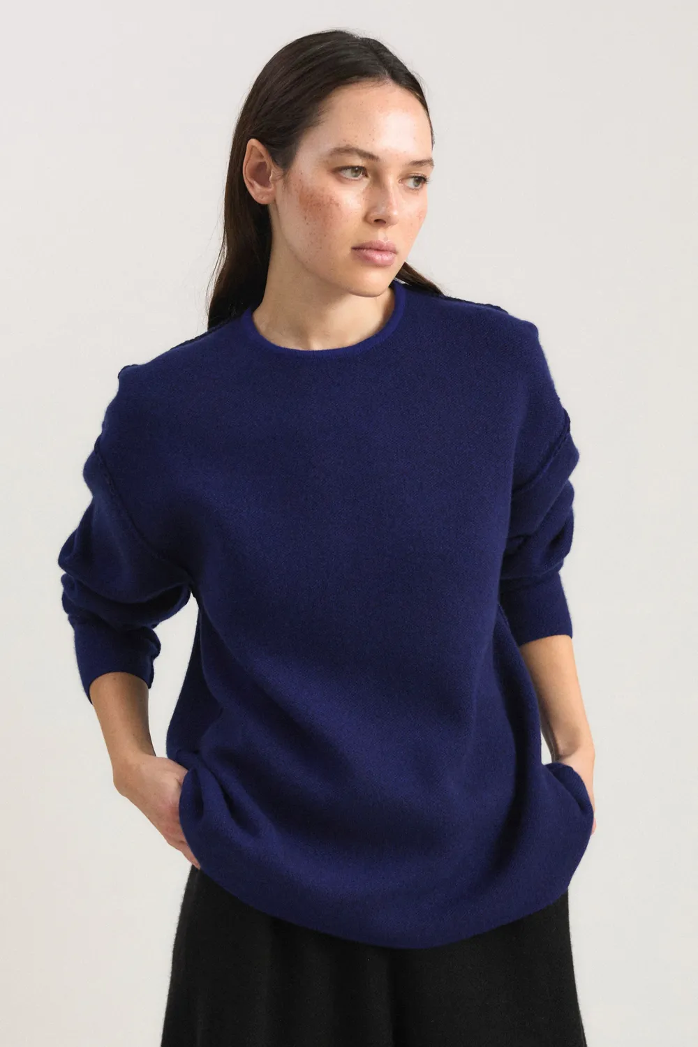 Oyuna Axa Pullover Ink Ocean Wendestrick