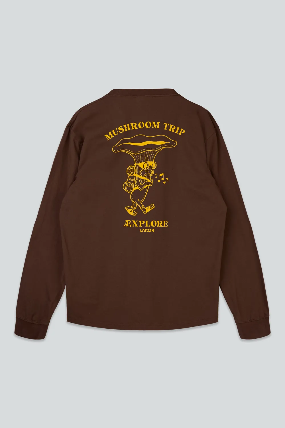 LAKOR Chanterelle Trip Boxfit Longsleeve Chicory Coffee Bio
