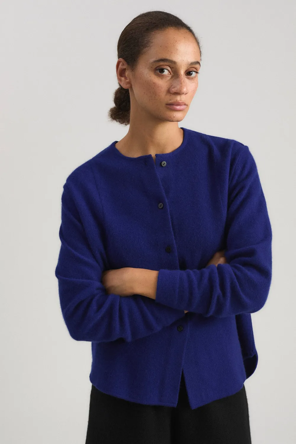 Oyuna Imura Shirt Hemd Ink Cashmere Smoking-Stil