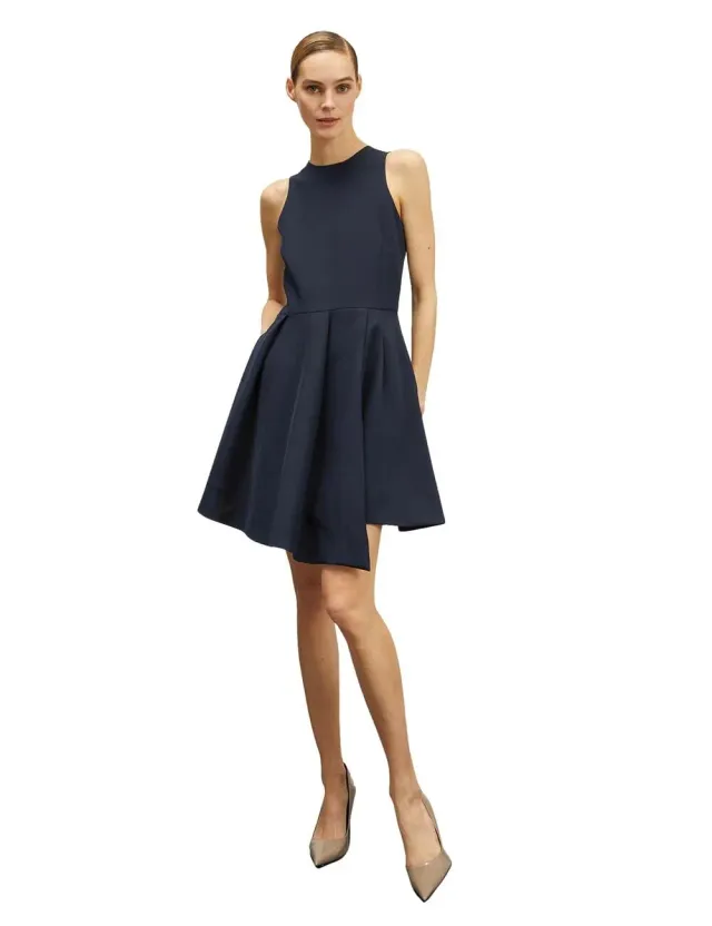 Motivi Minikleid Plissee-Rock Größe 38