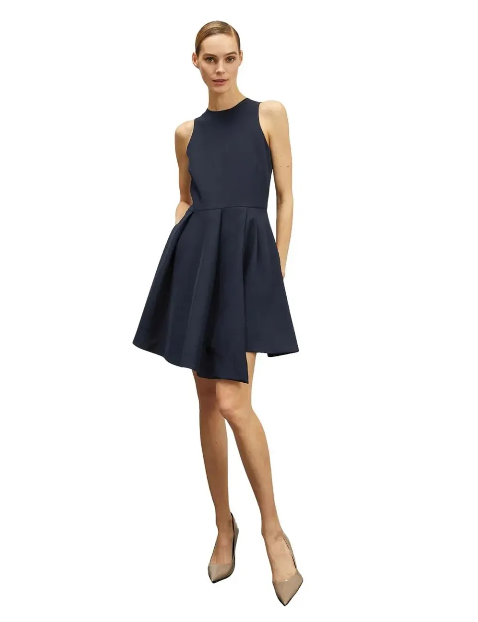 Motivi Minikleid Plissee-Rock Größe 38
