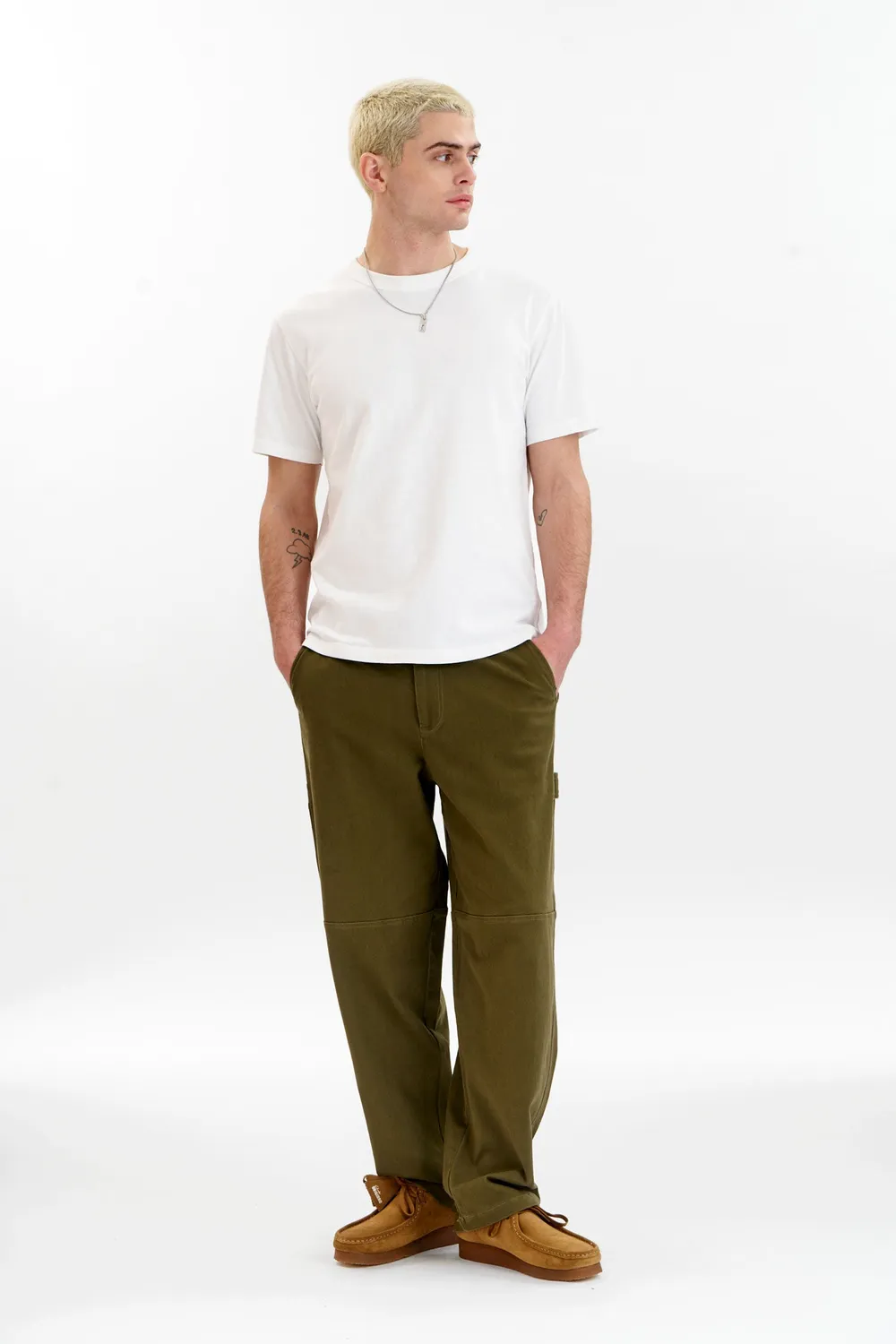 Komodo Theo Hose Grün Bio-Baumwolle