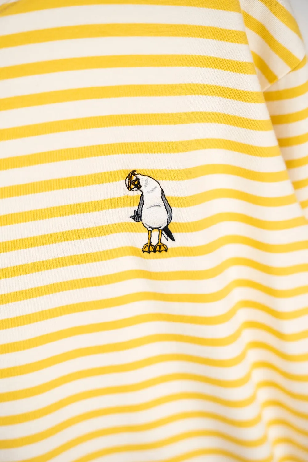 LAKOR Ahoy Mini Flipping Bird T-Shirt cremeweiß
