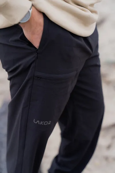 LAKOR Travel Pants Moonless Night Hose Stretch