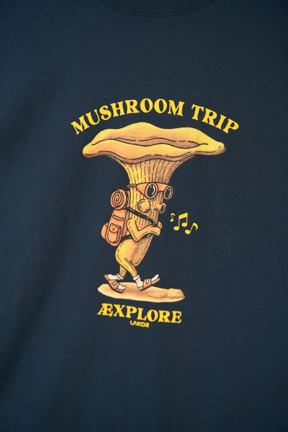 LAKOR Mushroom Trip T-Shirt Blueberry Bio-Baumwolle