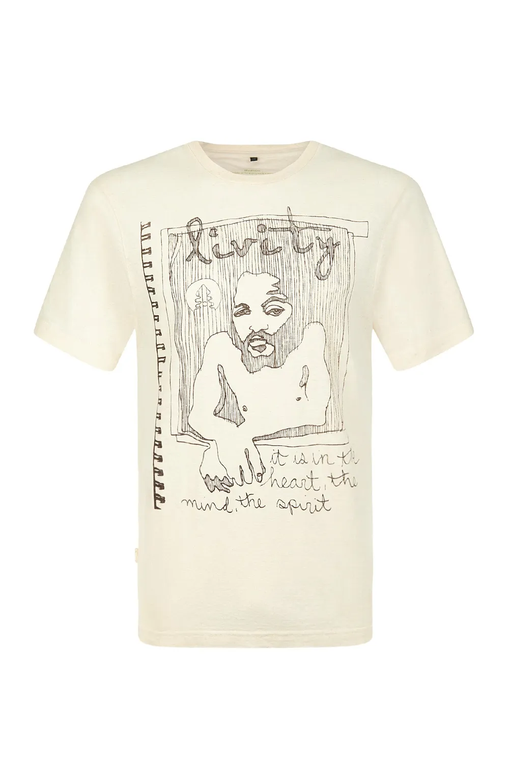 Komodo Spirit Hemp Tee T-Shirt Creme Hanf