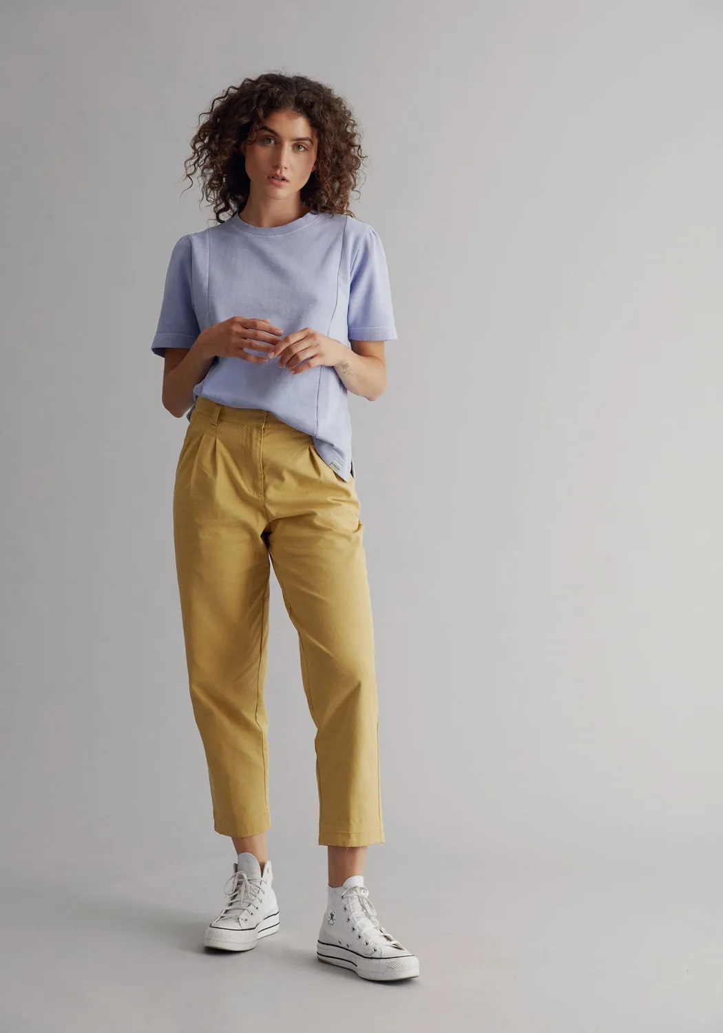 Komodo Amelie Sweater Lavendel Bio-Baumwolle