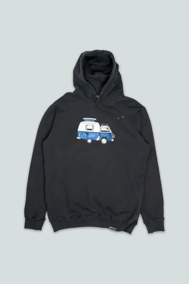 LAKOR Ocean Camper Hoodie Moonless Night Bio-Baumwolle