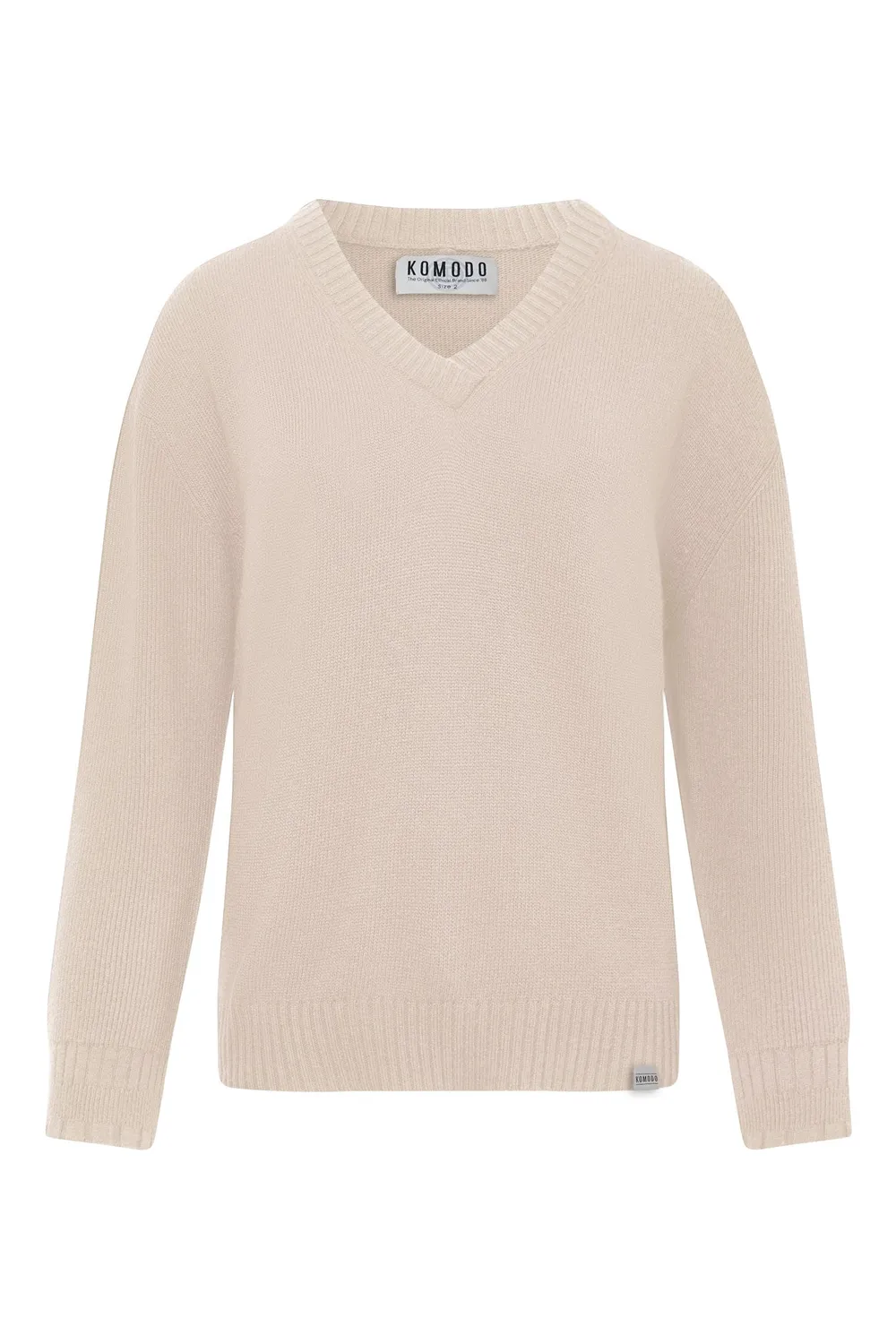 Komodo Wonder Pullover Sand Damen Wollmischung
