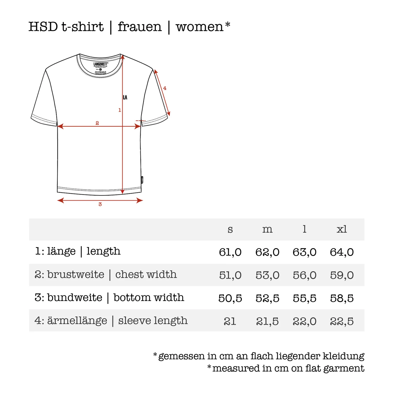 Langbrett HSD T-Shirt Bio-Baumwolle schwarz leicht