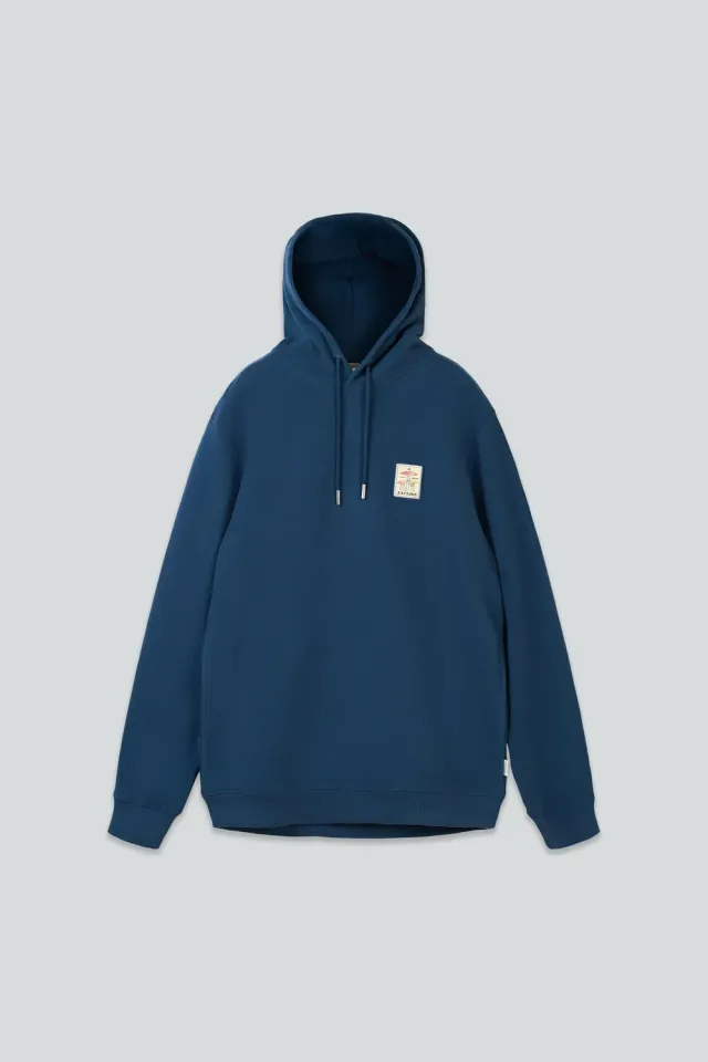 LAKOR Mushroom Trio Hoodie Insignia Blue Baumwollmix
