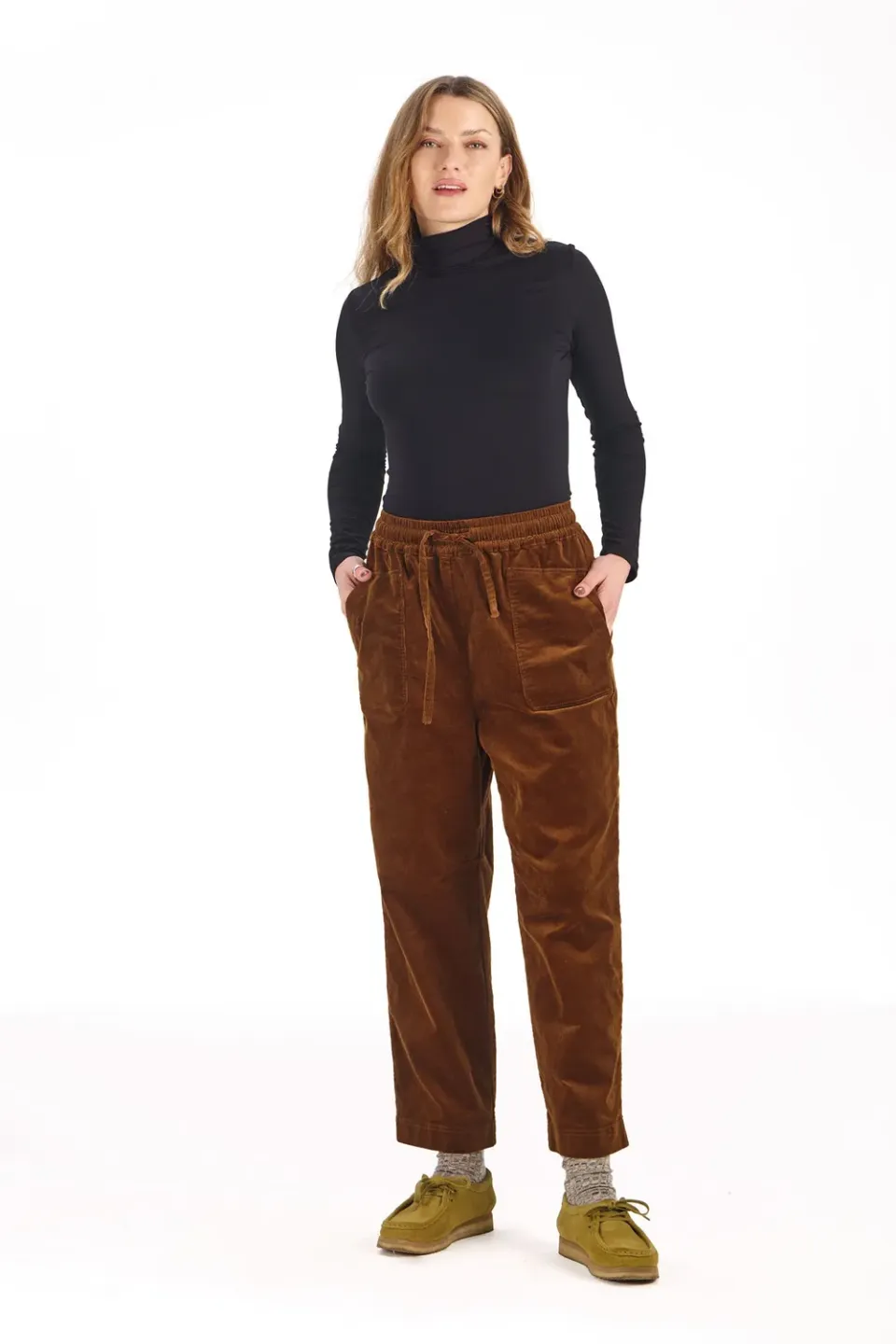 KOMODO DREAM Cord Hose Chestnut Bio-Baumwolle