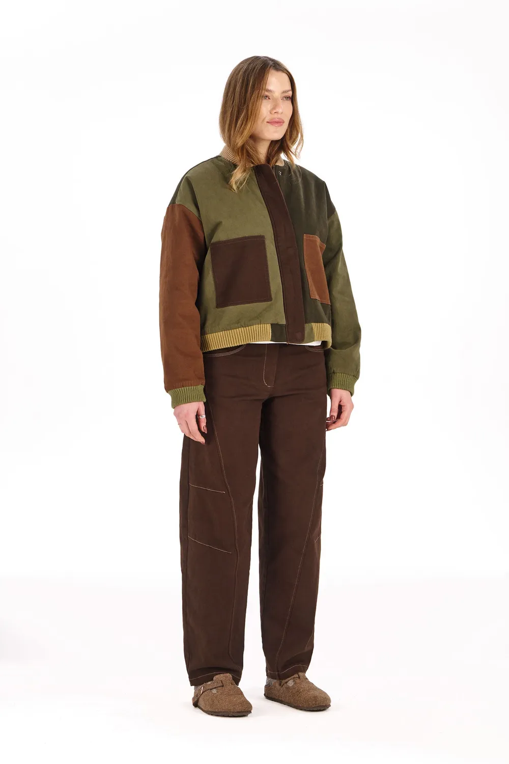 KOMODO MIKI Jacke Damen Patchwork Bio-Stretch
