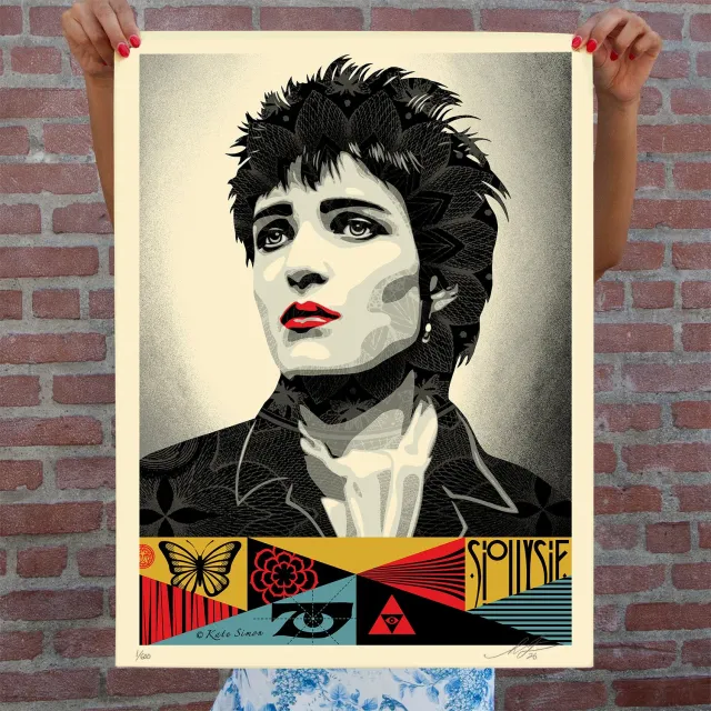 Obey Siouxsie 1978 Siebdruck limitiert 600 Stück