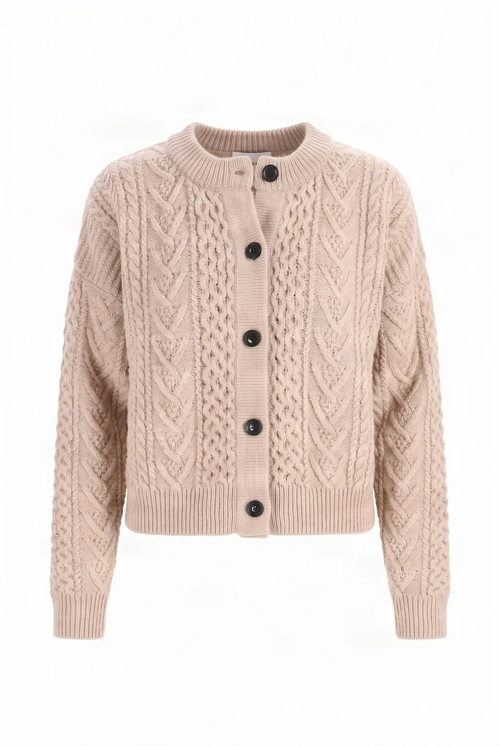 Komodo Charlie Lambswool Cardigan Strickjacke Sand