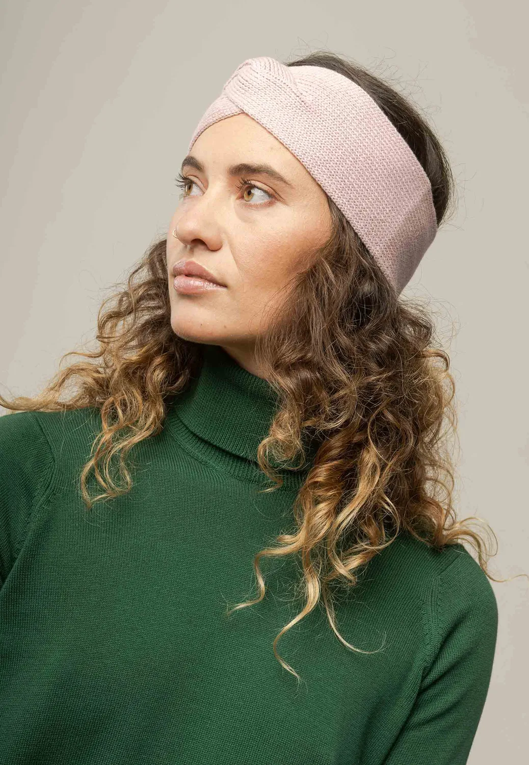MELA MEENA Stirnband cloudy blue aus Bio-Baumwolle