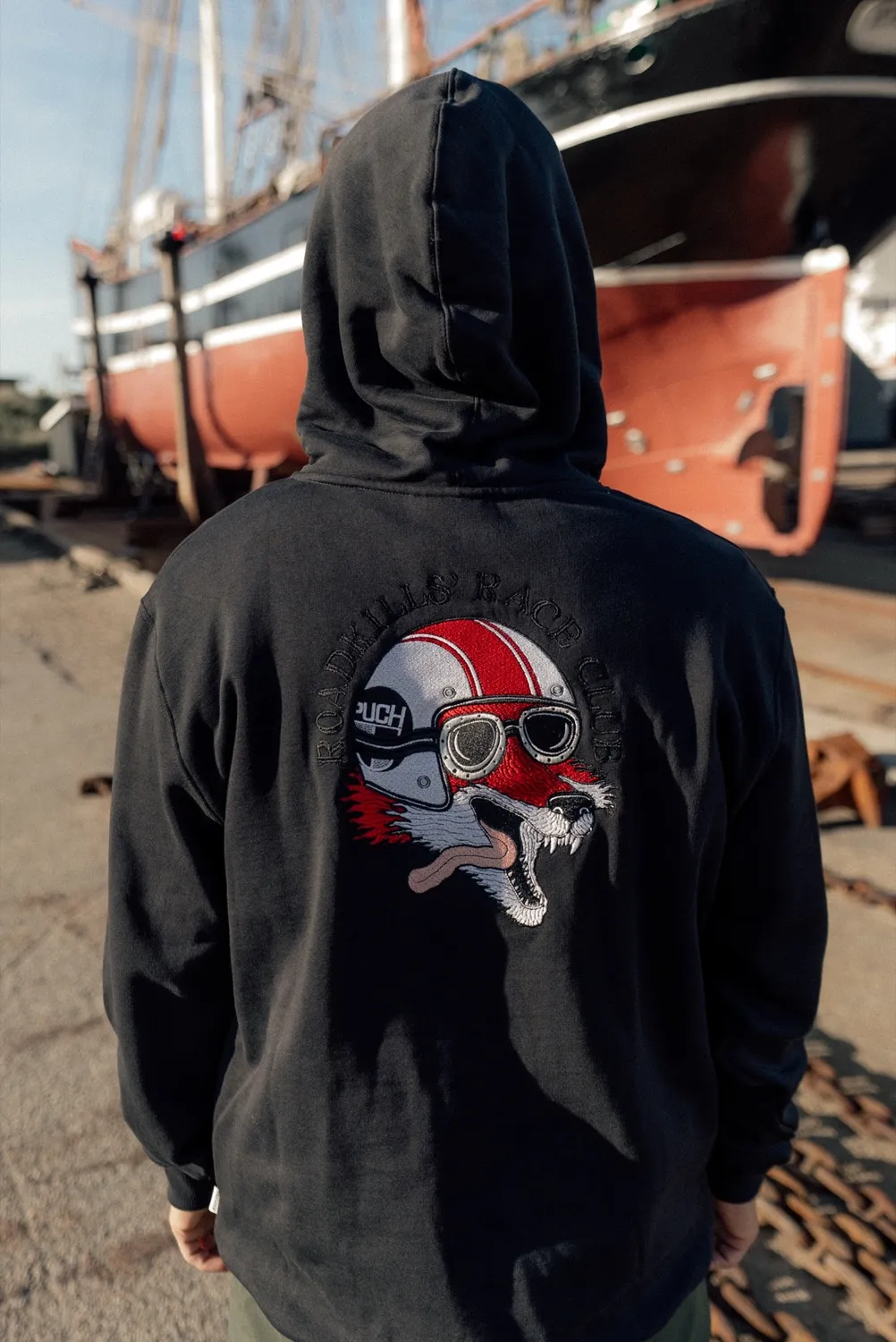LAKOR Roadkills Race Club Hoodie Moonless Night Bio