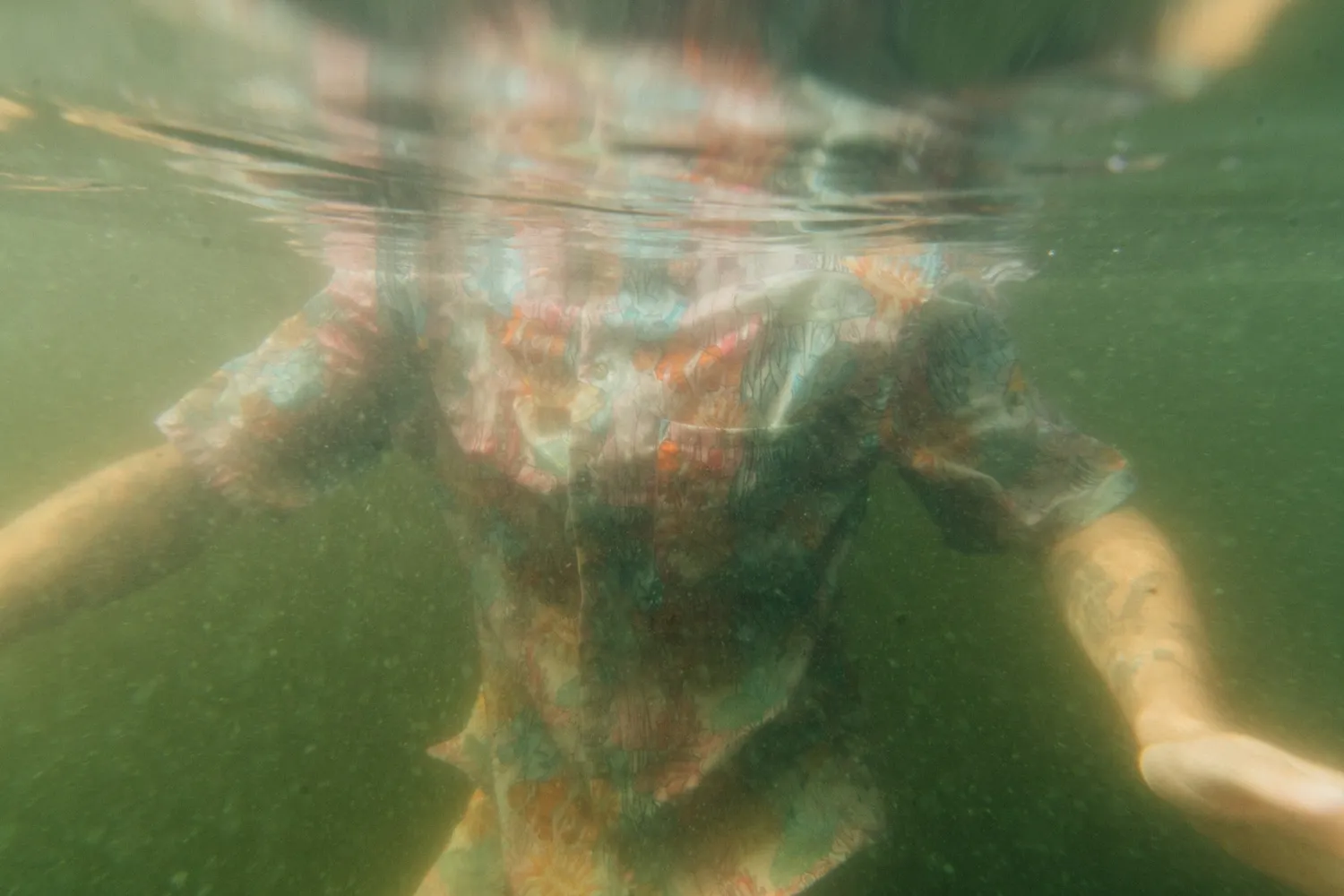 LAKOR Underwater Garden Kurzarmhemd Multicolor Lyocell