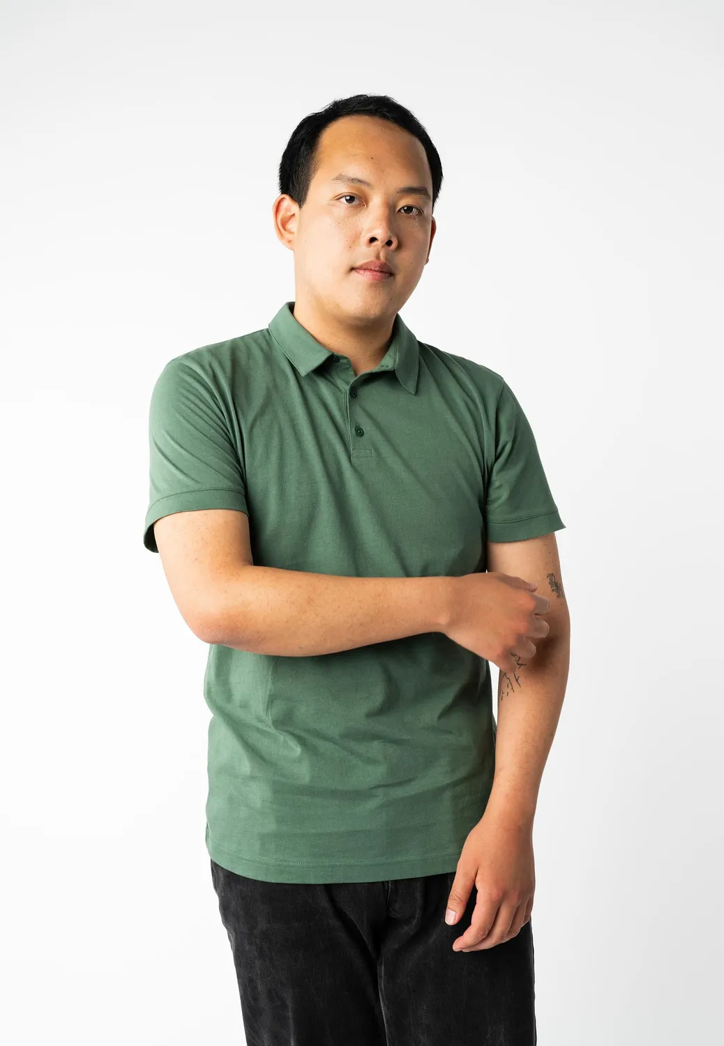 MELA Jaspal Poloshirt weiß Bio-Baumwolle